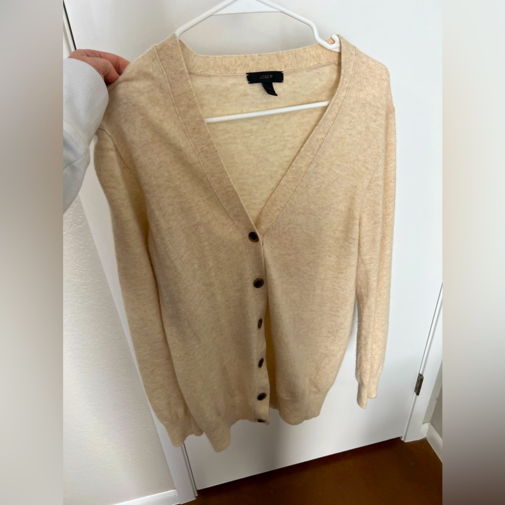 J Crew wool & cashmere blend cardigan